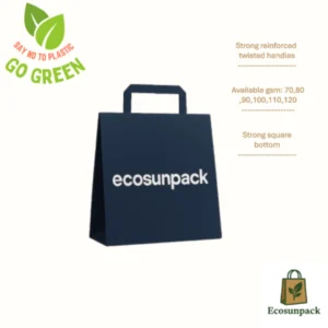 Düz saplı baskılı beyaz çanta